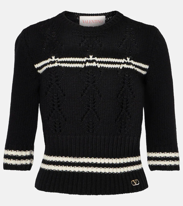  Valentino Valentino Striped Wool Sweater 