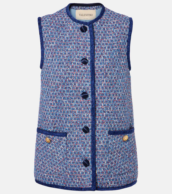  Valentino Valentino Tweed Vest 