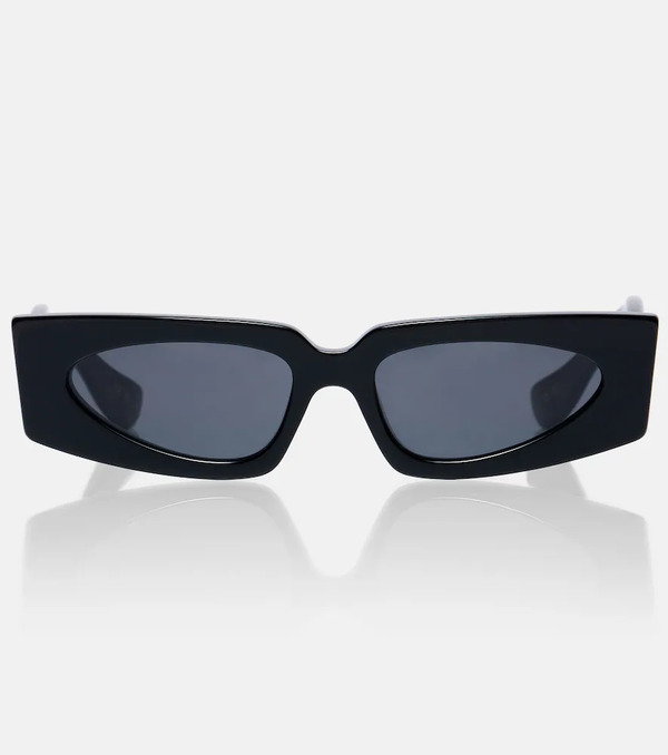  Valentino Valentino Vain Bold Vlogo Rectangular Sunglasses 