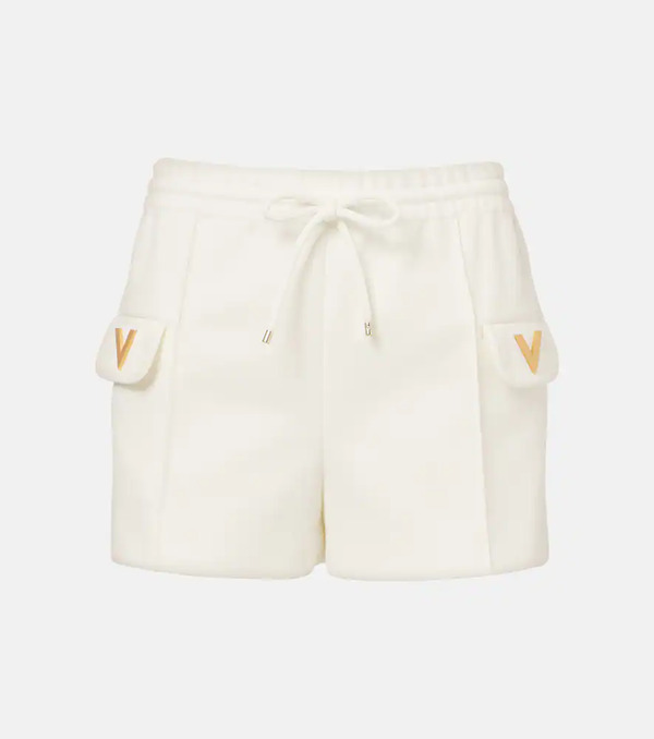  Valentino Valentino Vgold Jersey Shorts 