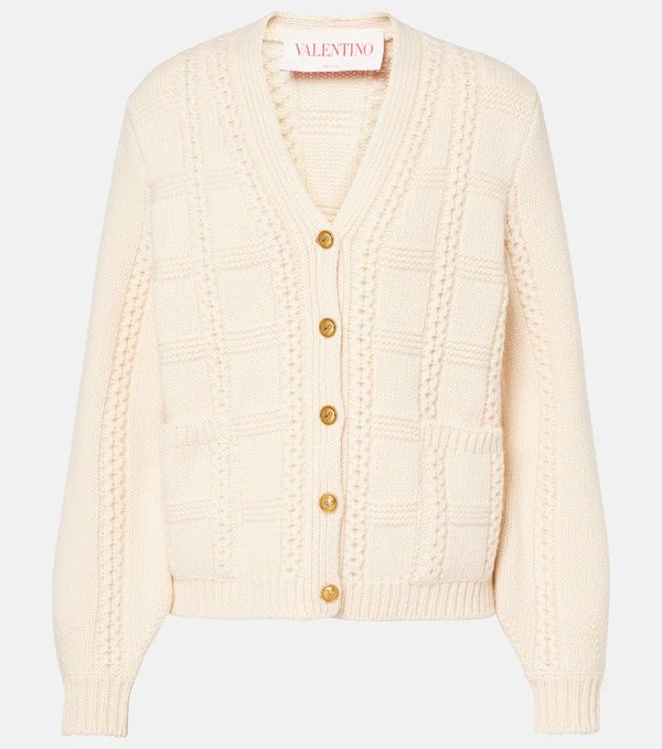 Valentino Valentino Virgin Wool Cardigan 