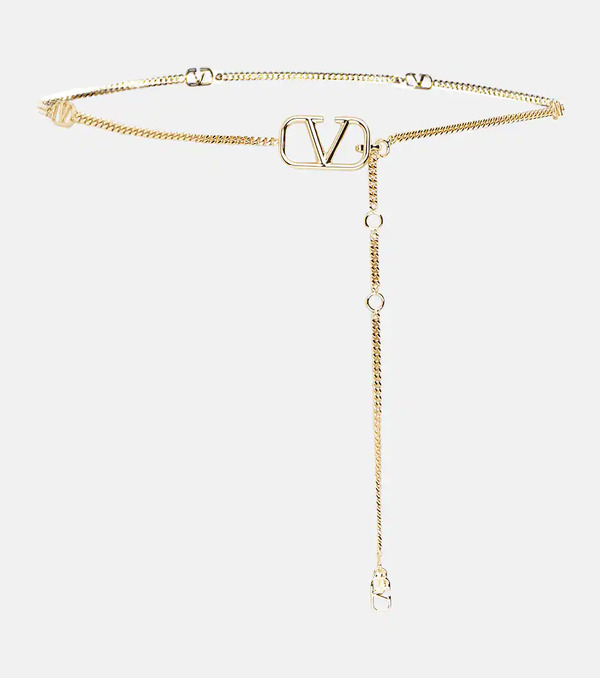  Valentino Valentino Vlogo Signature Chain Belt 