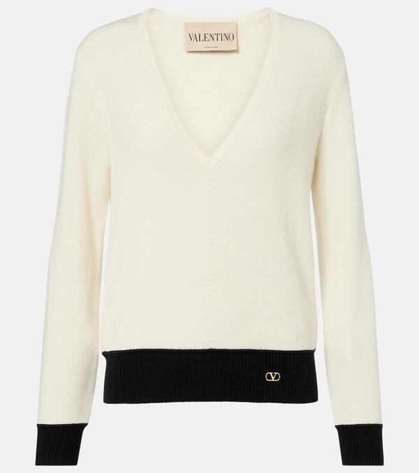  Valentino Valentino Vlogo Wool-blend Sweater 