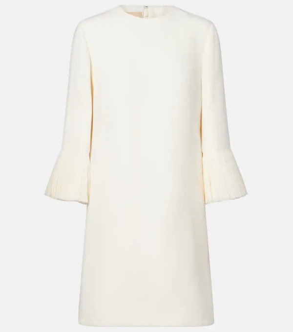  Valentino Valentino Wool And Silk Minidress 
