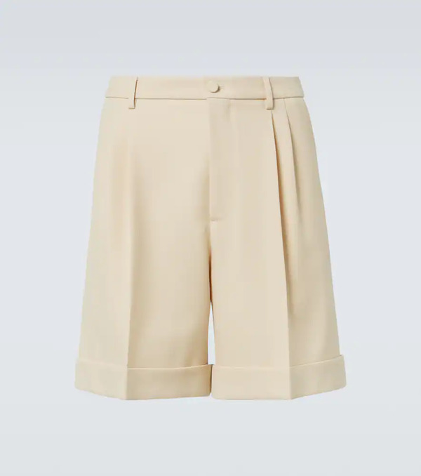  Valentino Valentino Wool Gabardine Bermuda Shorts 
