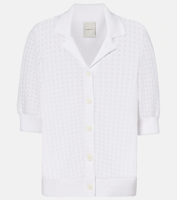  Varley Varley Ellie Open-knit Cotton Cardigan 