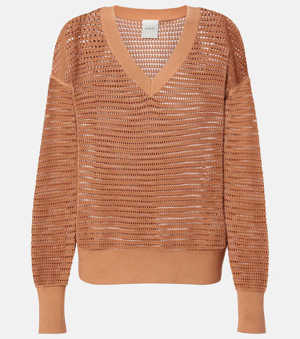  Varley Varley Gaia Open-knit Cotton Sweater 