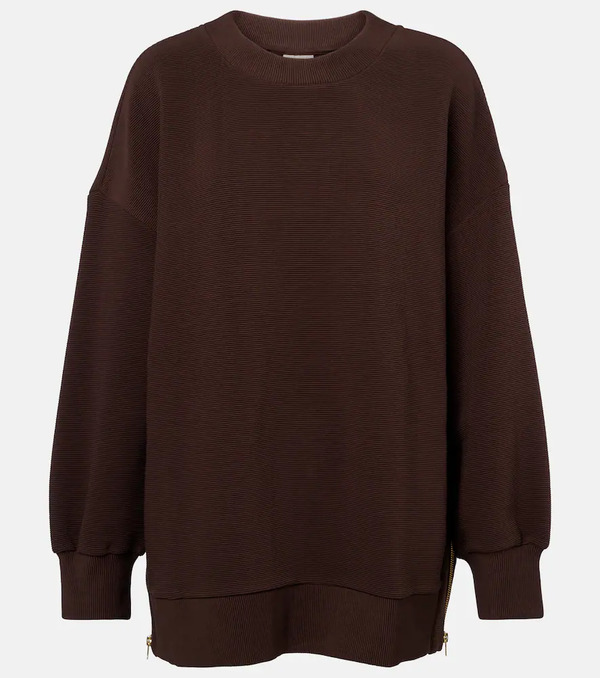  Varley Varley Mae Cotton-blend Ottoman Sweatshirt 