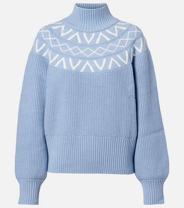  Varley Varley Marcie Ribbed-knit Turtleneck Sweater 