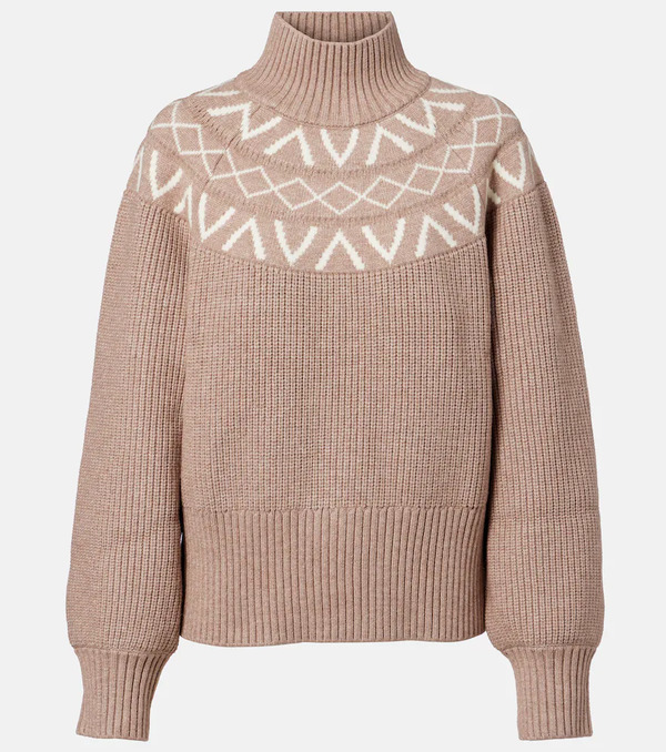  Varley Varley Marcie Ribbed-knit Turtleneck Sweater 