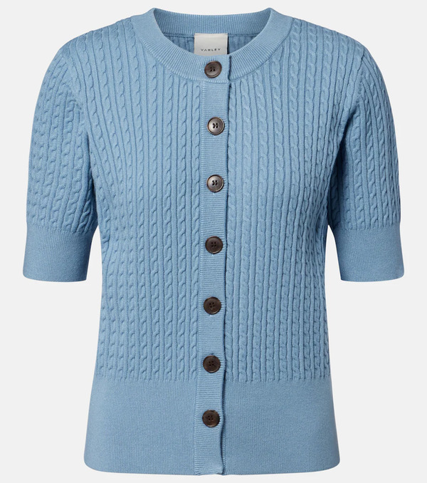  Varley Varley Rhys Cable-knit Cardigan 