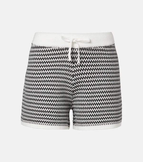  Varley Varley Villiers Chevron Cotton Shorts 