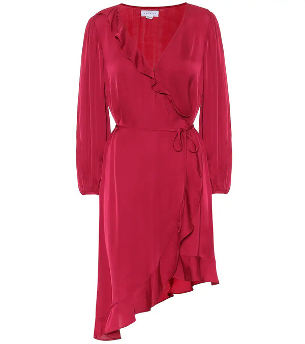  Velvet Velvet Alena Satin Minidress 