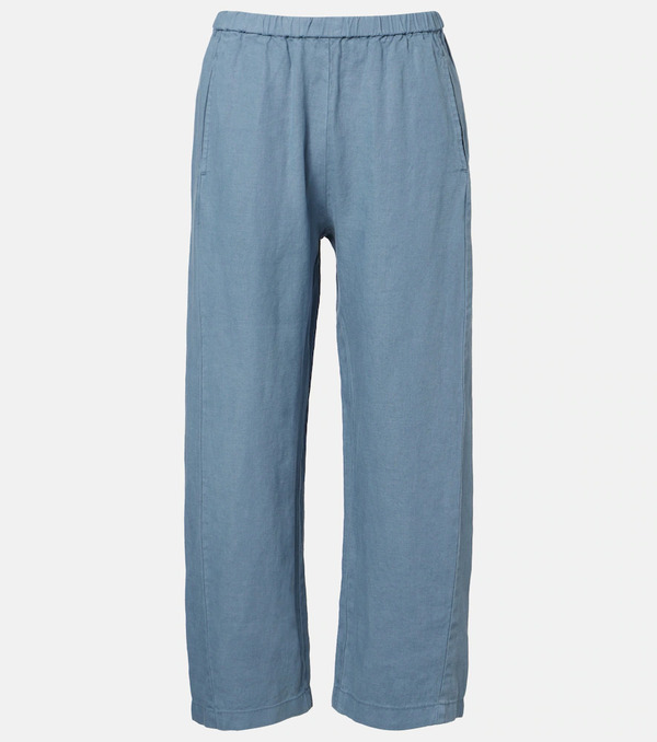  Velvet Velvet Celine Linen Wide-leg Pants 