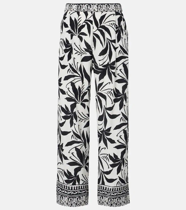 Velvet Velvet Claudia Printed Palazzo Pants 