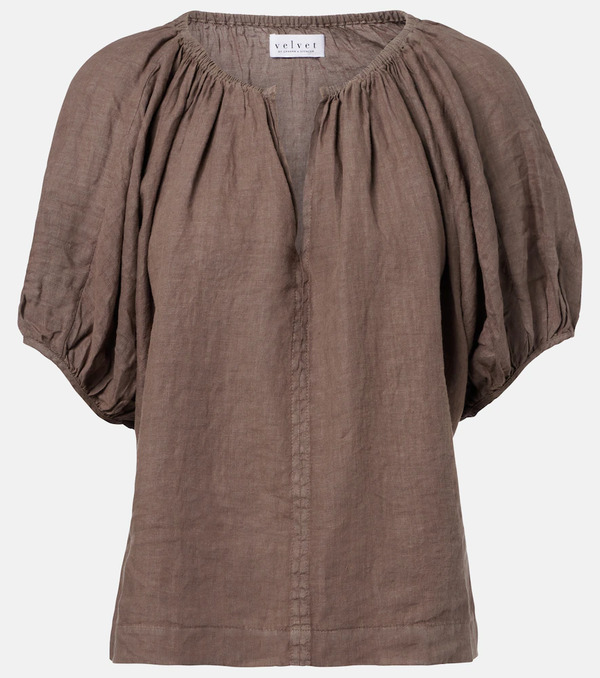  Velvet Velvet Cosette Linen Blouse 