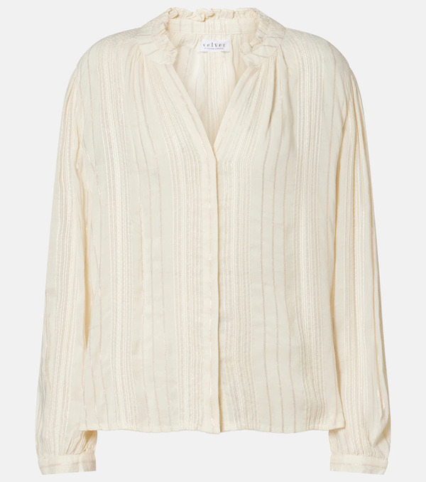  Velvet Velvet Cynthia Striped Blouse 