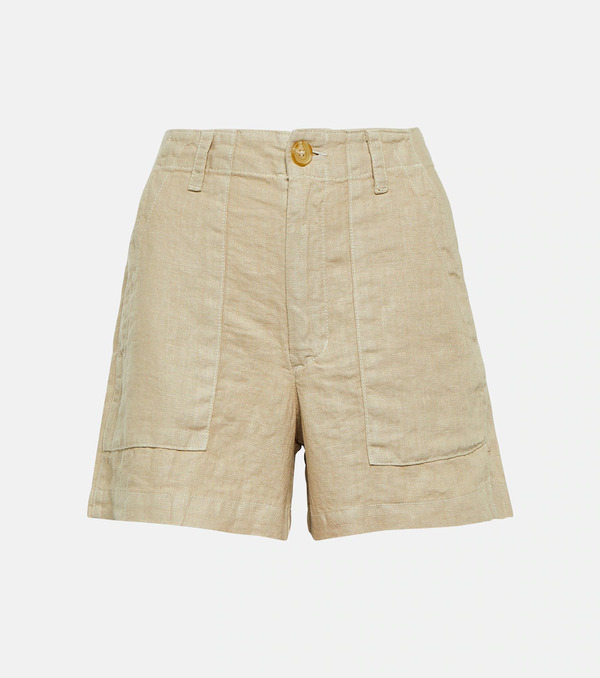  Velvet Velvet Fallon Linen Shorts 