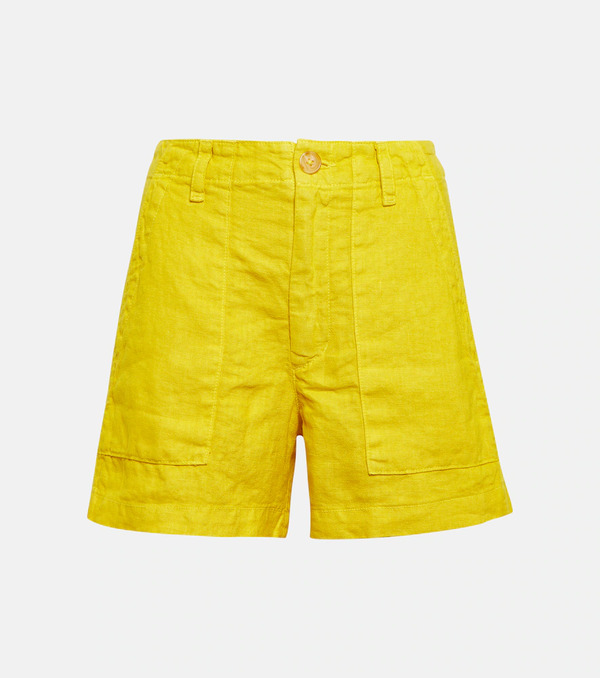  Velvet Velvet Fallon Linen Shorts 