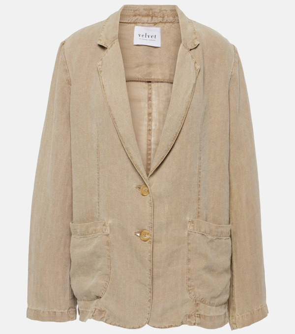  Velvet Velvet Lenny Linen Blazer 