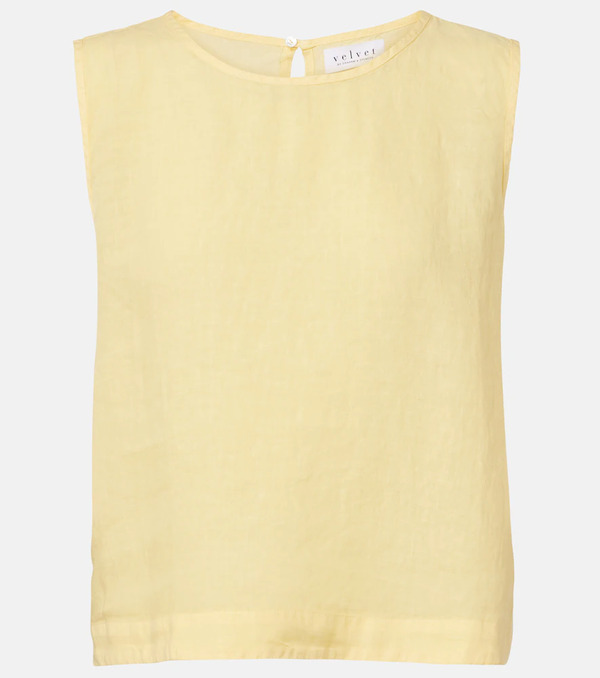  Velvet Velvet Maxine Linen Top 