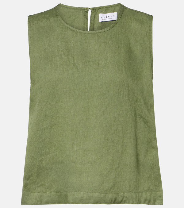  Velvet Velvet Maxine Linen Top 