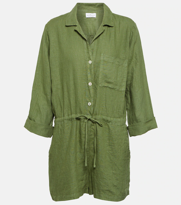  Velvet Velvet Ruth Cotton Playsuit 