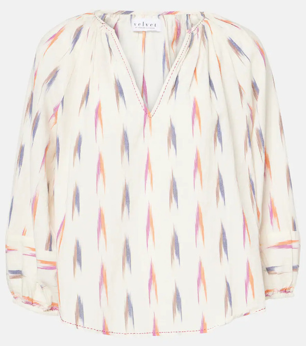  Velvet Velvet Skye Cotton Blouse 