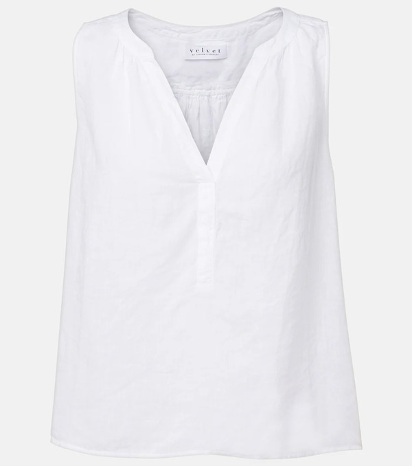  Velvet Velvet Tacy Linen Top 