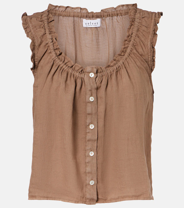  Velvet Velvet Tana Linen Top 