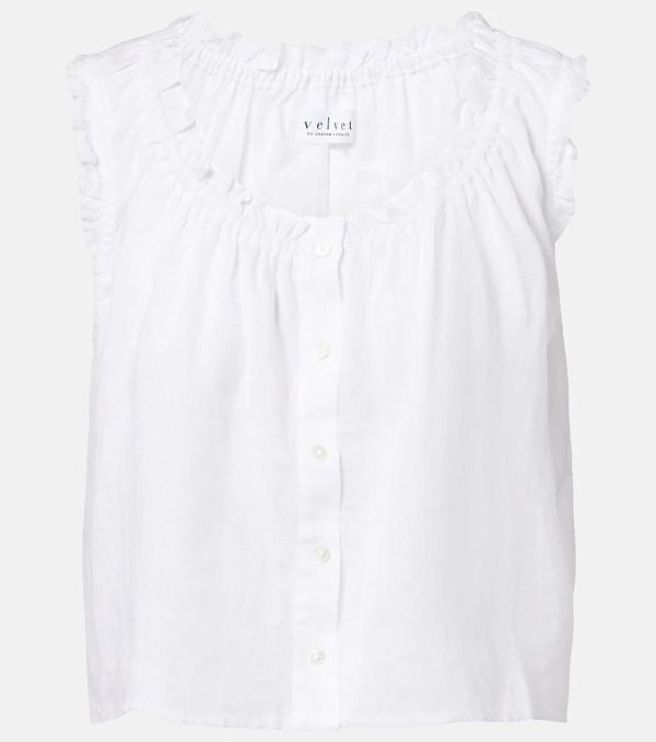  Velvet Velvet Tana Linen Top 