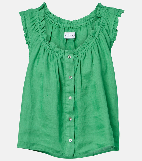  Velvet Velvet Tana Linen Top 