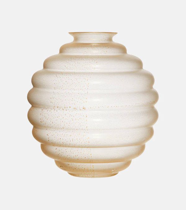  Venini Venini Frozen Murano Glass Vase By Napoleone Martinuzzi 