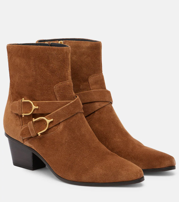  Veronica Beard Veronica Beard Ashby 50 Suede Ankle Boots 