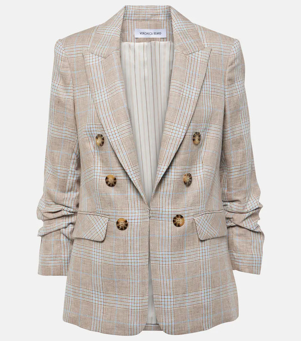  Veronica Beard Veronica Beard Beacon Dickey Linen Blazer 