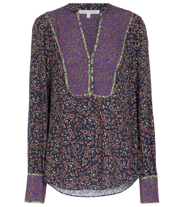  Veronica Beard Veronica Beard Betta Floral Blouse 
