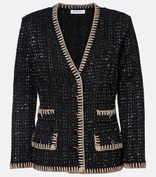  Veronica Beard Veronica Beard Ceriani Tweed Cardigan 