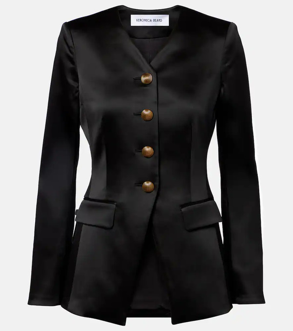  Veronica Beard Veronica Beard Cynthia Satin Blazer 