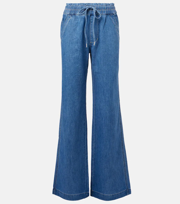  Veronica Beard Veronica Beard Dunford Wide-leg Jeans 
