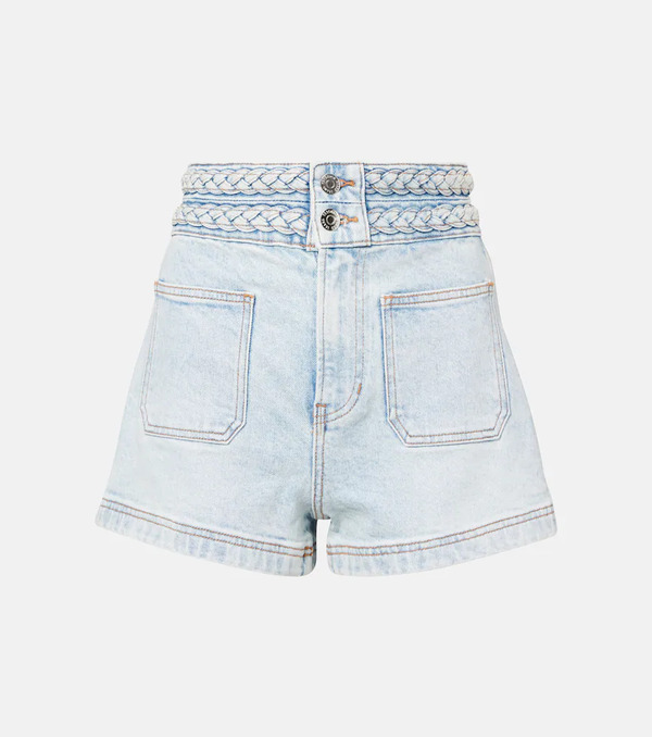  Veronica Beard Veronica Beard Elijah High-rise Denim Shorts 