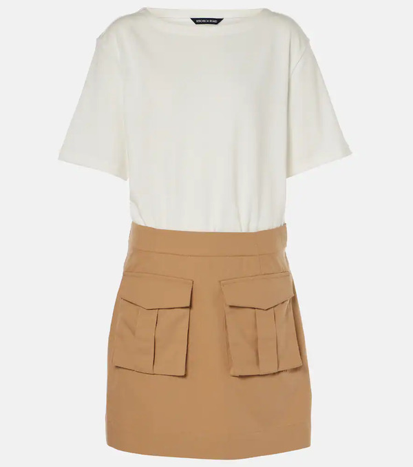  Veronica Beard Veronica Beard Elowyn Cotton Minidress 