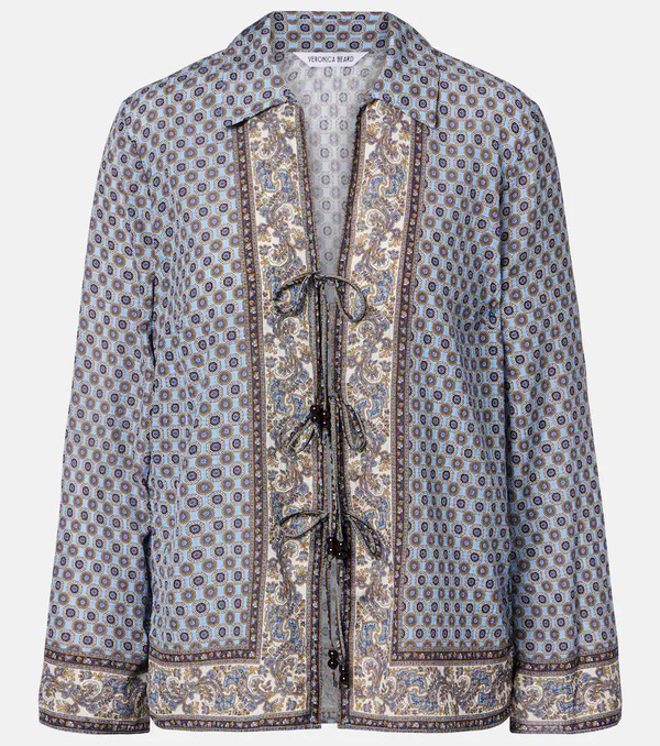  Veronica Beard Veronica Beard Eva Printed Blouse 