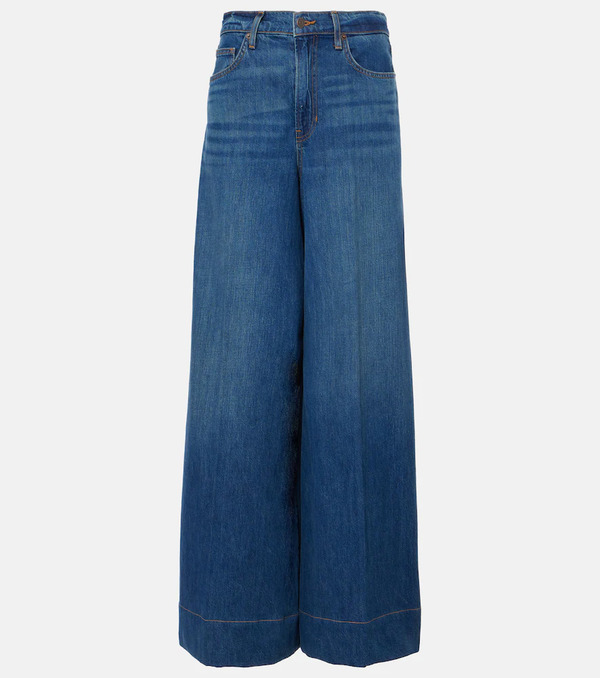  Veronica Beard Veronica Beard Haizley Wide-leg Jeans 