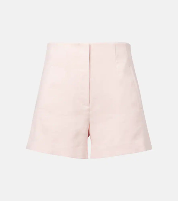  Veronica Beard Veronica Beard Jazmin High-rise Linen-blend Shorts 