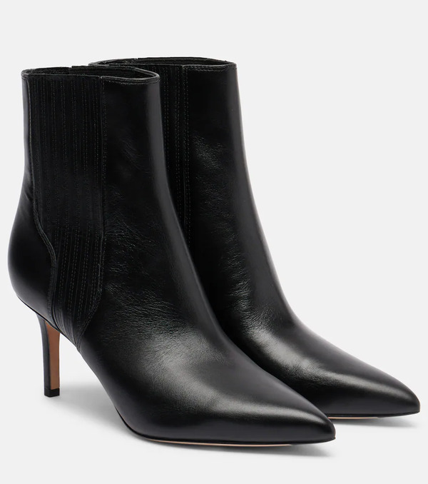  Veronica Beard Veronica Beard Lisa 70 Leather Ankle Boots 