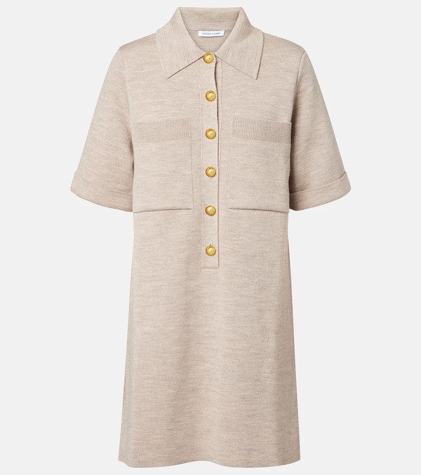  Veronica Beard Veronica Beard Madden Knitted Wool Polo Dress 