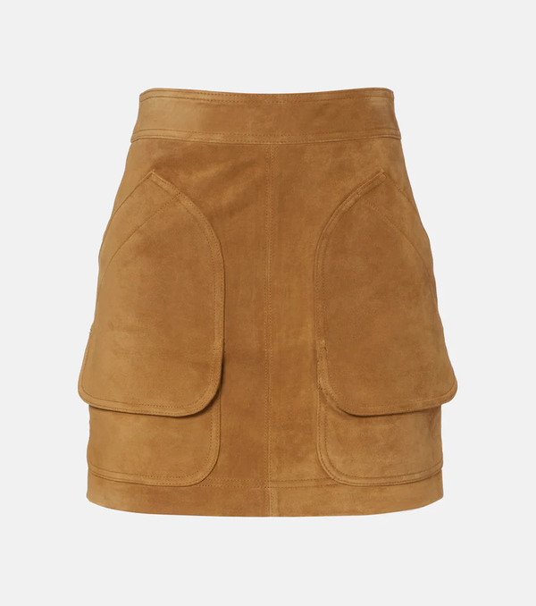  Veronica Beard Veronica Beard Norwood Suede Miniskirt 
