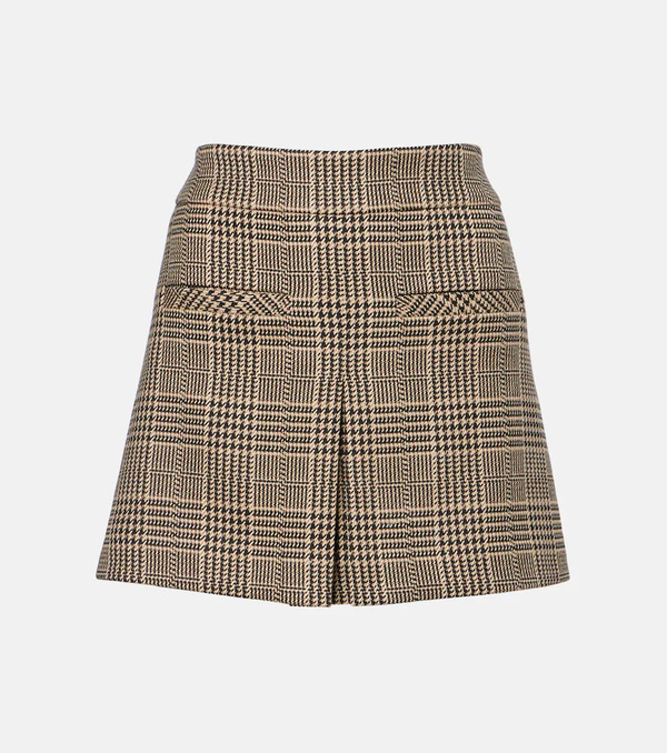  Veronica Beard Veronica Beard Pavaline Houndstooth Miniskirt 