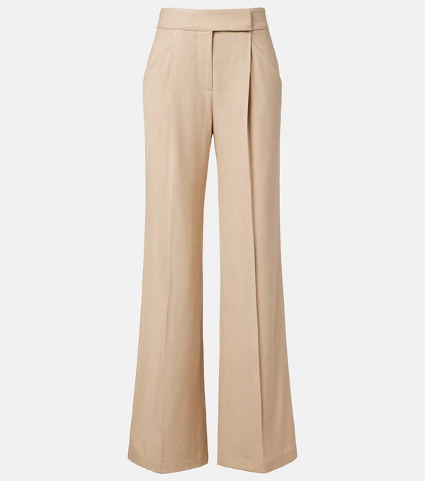  Veronica Beard Veronica Beard Pleated Flared Pants 