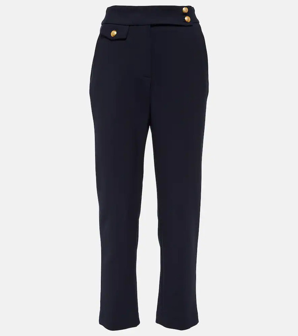  Veronica Beard Veronica Beard Renzo High-rise Slim Cropped Pants 